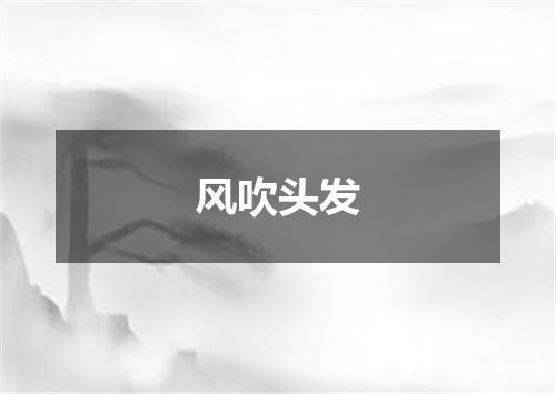 风吹头发
