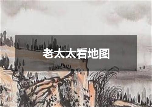 老太太看地图
