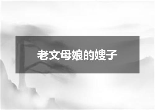 老文母娘的嫂子