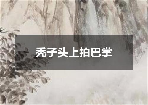 秃子头上拍巴掌