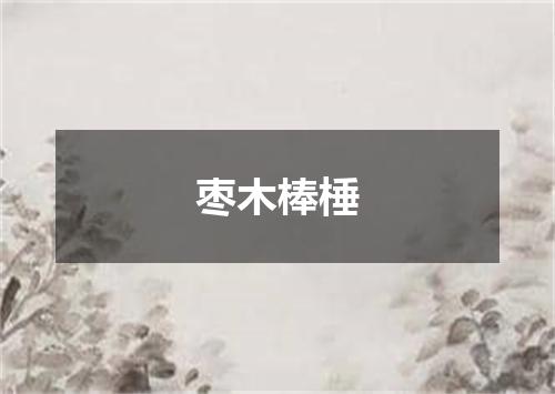 枣木棒棰