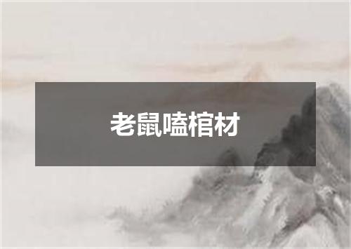 老鼠嗑棺材