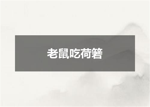 老鼠吃荷箬