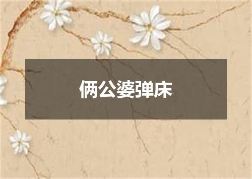 俩公婆弹床