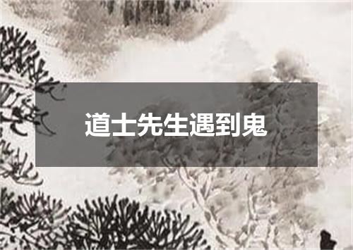 道士先生遇到鬼