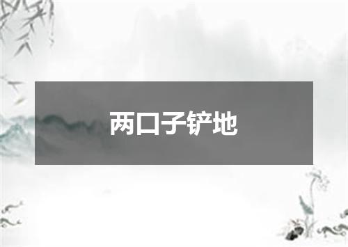 两口子铲地
