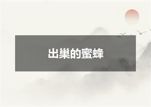 出巢的蜜蜂