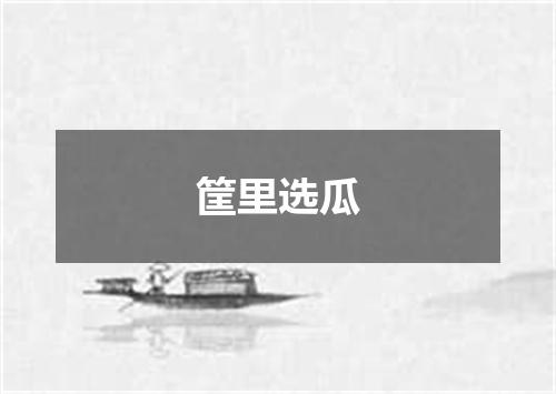 筐里选瓜