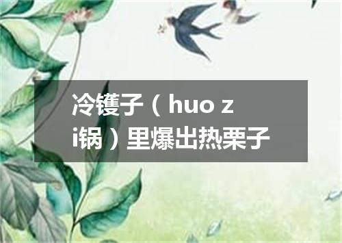 冷镬子（huo zi锅）里爆出热栗子