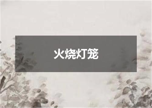 火烧灯笼