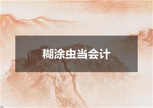 糊涂虫当会计