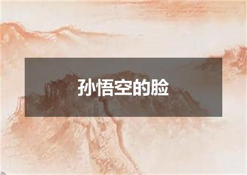 孙悟空的脸